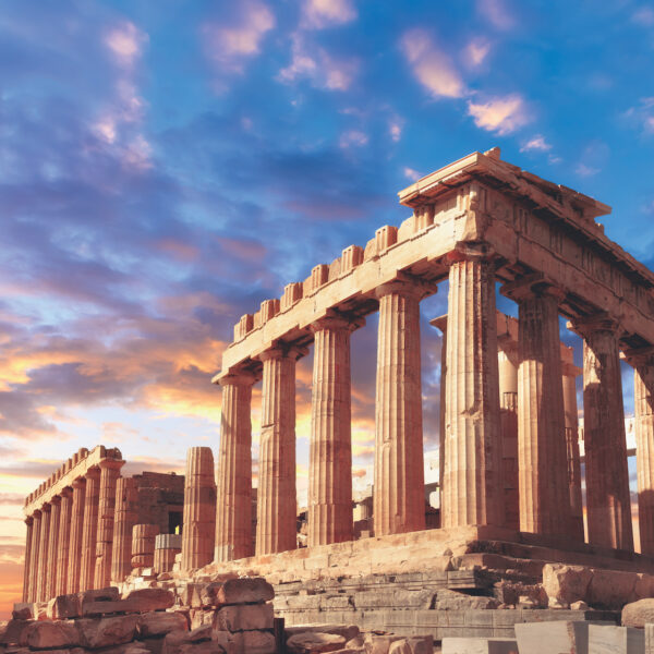 Reminisce Greece 12X12 Parthenon