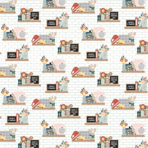 Echo Park Good To Be Home 12X12 Kitchen Shelves