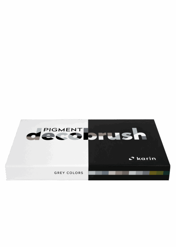 Pigment Decobrush 12 Grey Colors Collect