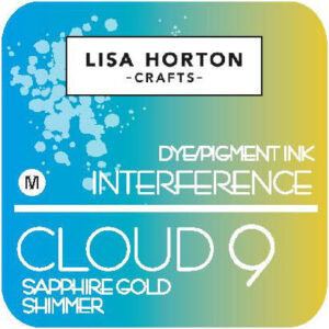 LISA HORTON INK INTERFERENCE SAPPHIRE GOLD SHIMMER