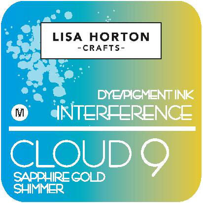 LISA HORTON INK INTERFERENCE SAPPHIRE GOLD SHIMMER