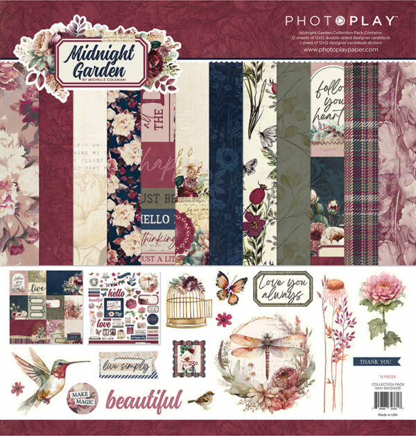 Photo Play Midnight Garden Collection Pack