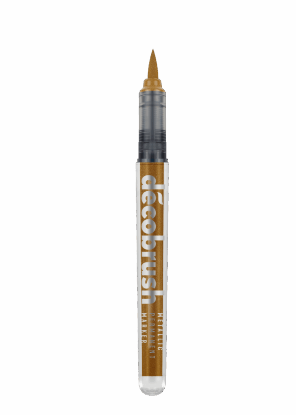 Deco Brush Metallic Red Gold 8592
