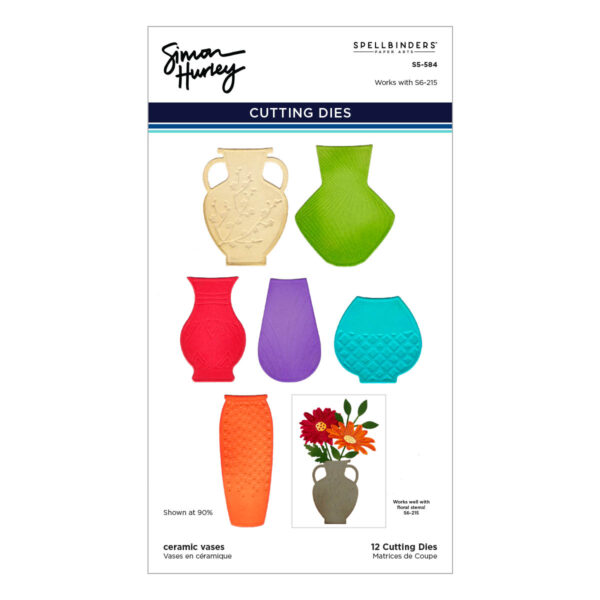 Spellbinders Die Simon Hurley Ceramic Vases