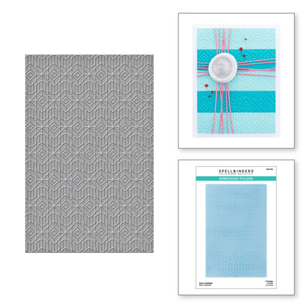 Spellbinders Embossing Folder Deco Holiday