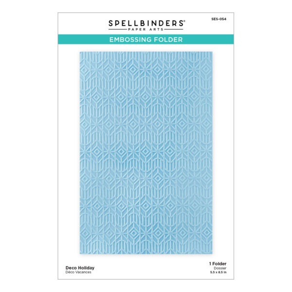 Spellbinders Embossing Folder Deco Holiday Spellbinders Embossing Folder Deco Holiday