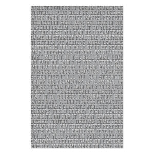 Spellbinders Embossing Folder Sports Talk
