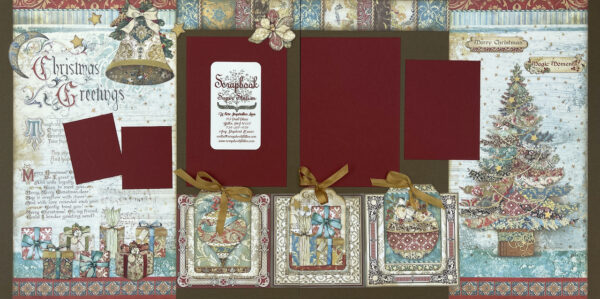 Stamperia Christmas Greetings Triple Layout Kit Stamperia Christmas Greetings Triple Layout Kit