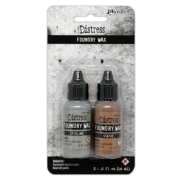 Ranger Tim Holtz Distress Foundry Wax Sterling & Statue Ranger Tim Holtz Distress Foundry Wax Sterling & Statue