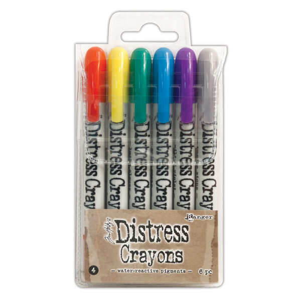 Ranger Tim Holtz Distress Crayons Set 4 Ranger Tim Holtz Distress Crayons Set 4