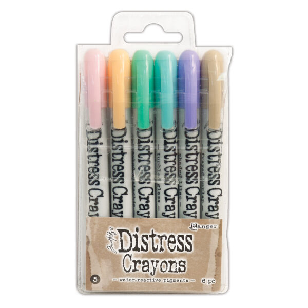 Ranger Tim Holtz Distress Crayons Set 5 Ranger Tim Holtz Distress Crayons Set 5