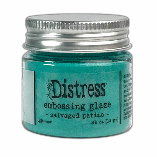 Ranger Tim Holtz Distress Embossing Glaze Salvaged Patina Ranger Tim Holtz Distress Embossing Glaze Salvaged Patina