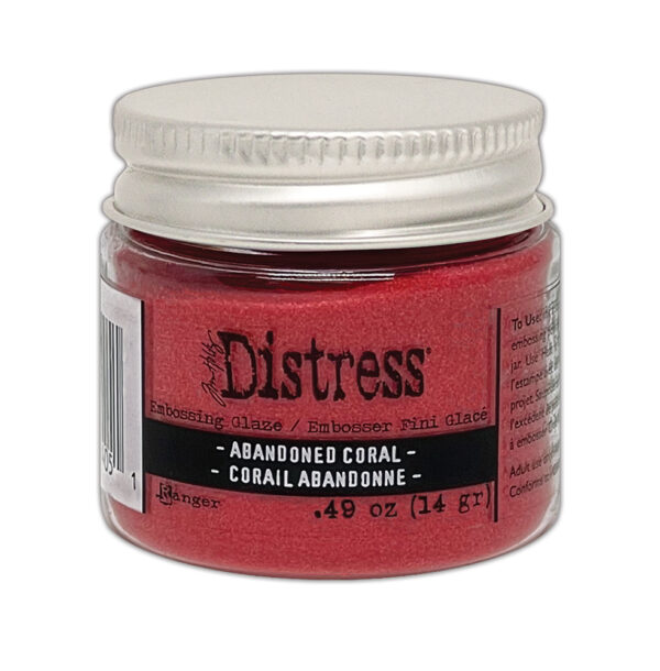 Ranger Tim Holtz Distress Embossing Glaze Abandonded Coral Ranger Tim Holtz Distress Embossing Glaze Abandonded Coral
