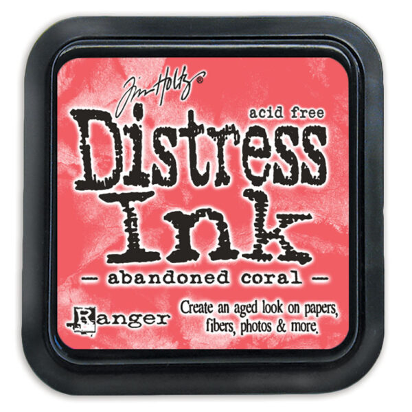 Ranger Tim Holtz Distress Ink Pad Abandoned Coral Ranger Tim Holtz Distress Ink Pad Abandoned Coral