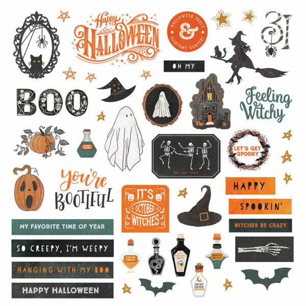 Photo Play Trick or Treat Element Sticker