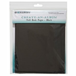 49 & MARKET TALL BOOK PAGES BLACK