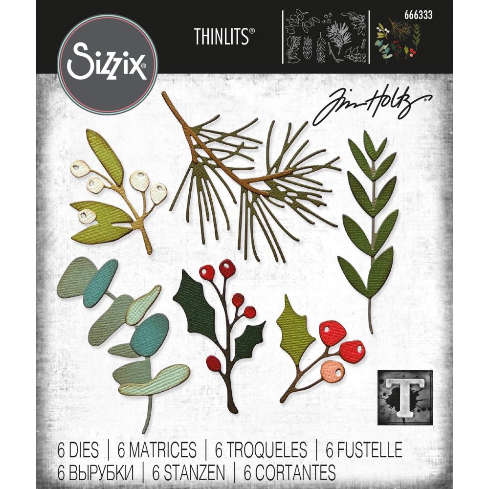 SIZZIX TIM HOLTZ DIE FESTIVE GATHERINGS