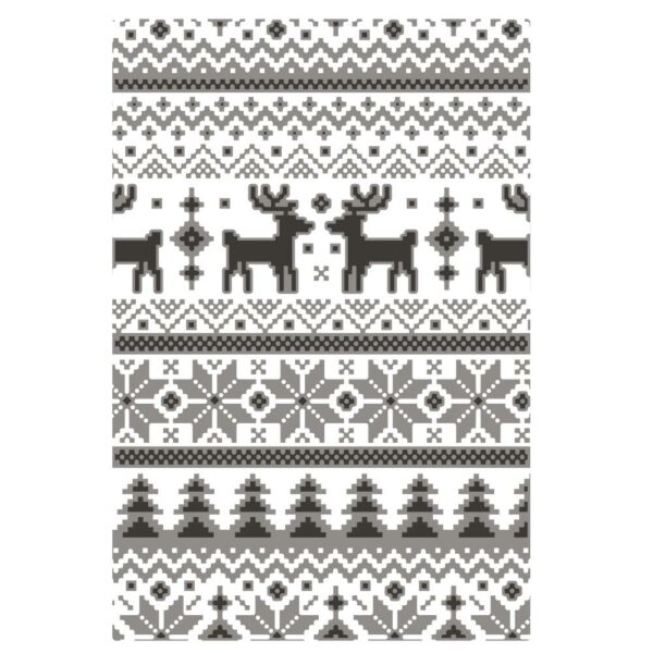 SIZZIX TIM HOLTZ EMBOSS FOLDER HOLIDAY KNIT MULTI LEVEL