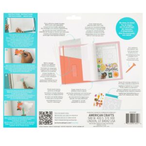 WE R MEMORY KEEPERS STICKY FOLIO RED