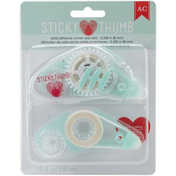AMERICAN CRAFTS STICKY THUMB SOLID ADHESIVE RUNNER AMERICAN CRAFTS STICKY THUMB SOLID ADHESIVE RUNNER
