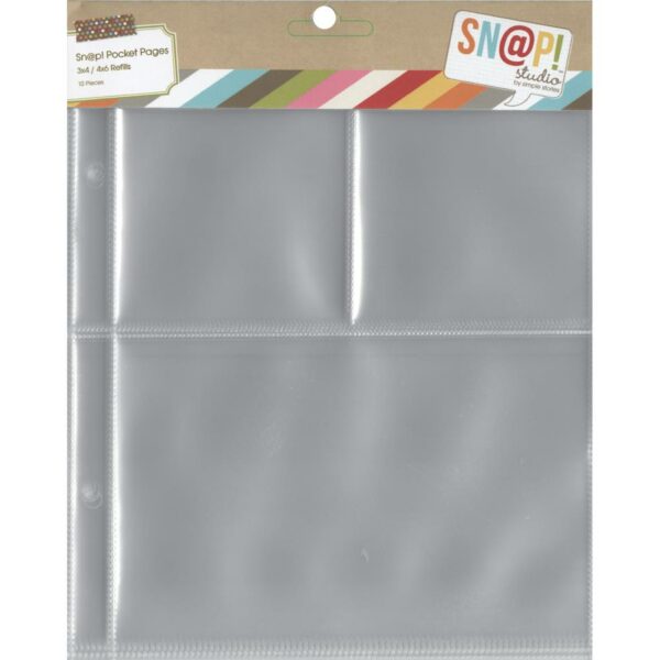 SIMPLE STORIES SN@P! MIX & MATCH PROTECTORS 3X4/4X6 SIMPLE STORIES SN@P! MIX & MATCH PROTECTORS 3X4/4X6