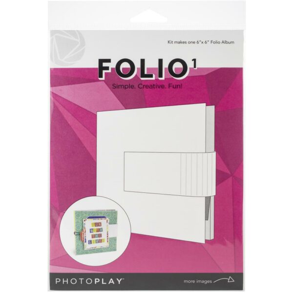 PHOTOPLAY FOLIO KIT 6X6 FOLIO ALBUM PHOTOPLAY FOLIO KIT 6X6 FOLIO ALBUM