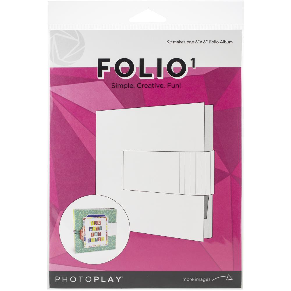 PHOTOPLAY FOLIO KIT 6X6 FOLIO ALBUM