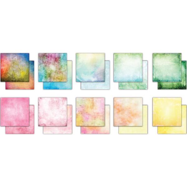 CRAFTERS CONSORTIUM CRAFT PAPER 12X12 GRUNGE LIGHT