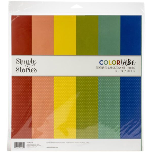 SIMPLE STORIES COLOR VIBE COLLECTION BOLDS SIMPLE STORIES COLOR VIBE COLLECTION BOLDS