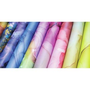 CRAFTERS CONSORTIUM CRAFT PAPER 6X6 INK DROP VIVID