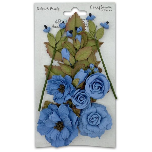 49 & MARKET PAPER FLOWERS CORNFLOWER