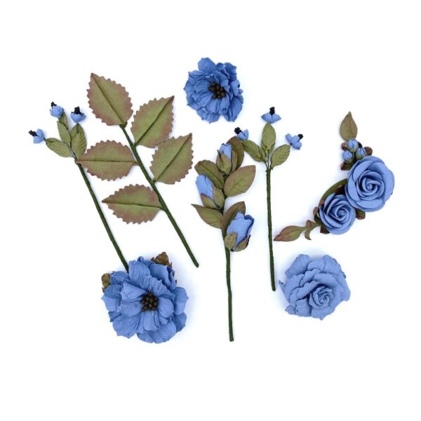 49 & MARKET PAPER FLOWERS CORNFLOWER