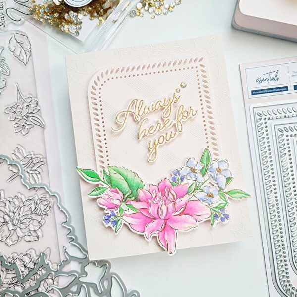 PINKFRESH DIE ROUNDED & BRAIDED RECTANGLE