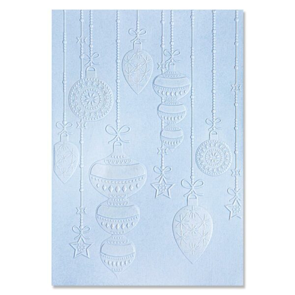 Sizzix Embossing Folder Sparkly Ornaments