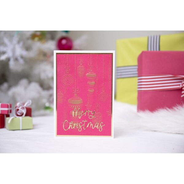 Sizzix Embossing Folder Sparkly Ornaments