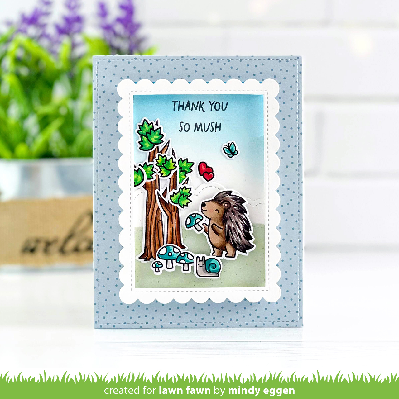 LAWN FAWN STAMP PORCU-PINE FOR YOU