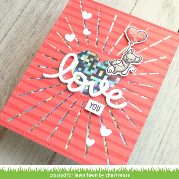 LAWN FAWN DIE RADIANT HEART BACKDROP