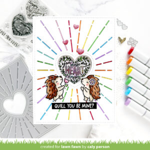LAWN FAWN DIE RADIANT HEART BACKDROP
