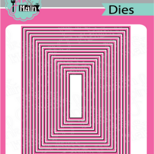 PINK & MAIN DIE LAYERED RECTANGLES A2