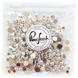 PINK FRESH METALLIC PEARLS SILVER