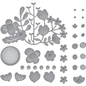 SPELLBINDERS DIE FLORAL REFLECTION