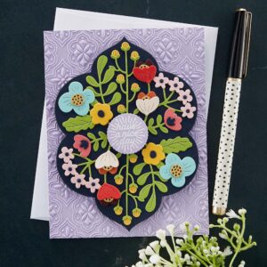 SPELLBINDERS DIE FLORAL REFLECTION