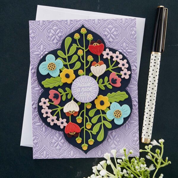 SPELLBINDERS DIE FLORAL REFLECTION