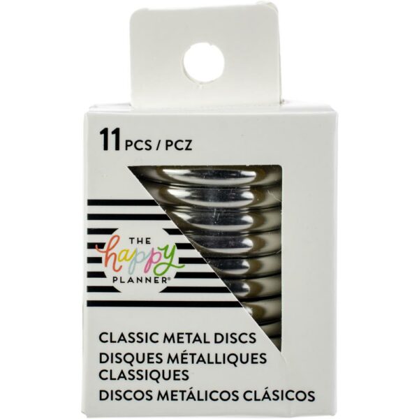HAPPY PLANNER EXPANDER DISCS SILVER HAPPY PLANNER EXPANDER DISCS SILVER