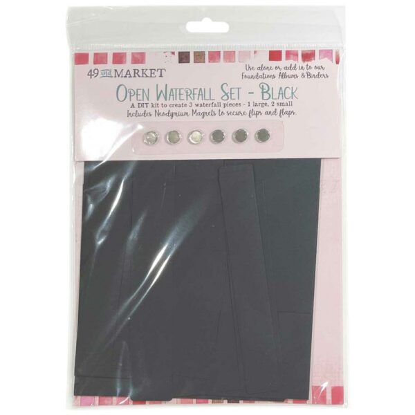 49 & MARKET OPEN WATERFALL SET BLACK 49 & MARKET OPEN WATERFALL SET BLACK