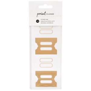 AC POINT PLANNER STICKER TABS GOLD