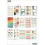 HAPPY PLANNER STICKERS PAINTERLY COLLAGE