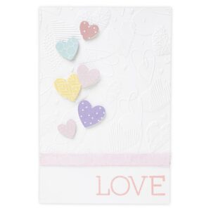 SIZZIX EMBOSSING FOLDER MARK MAKING HEAR