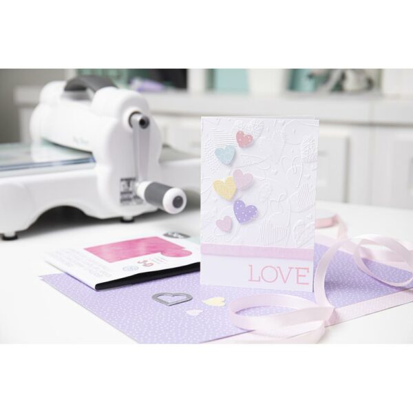 SIZZIX EMBOSSING FOLDER MARK MAKING HEAR