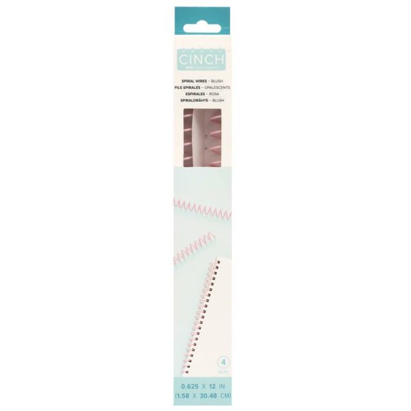 AMERICAN CRAFTS CINCH SPIRAL WIRES BLUSH AMERICAN CRAFTS CINCH SPIRAL WIRES BLUSH